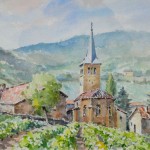 André PARDON "Ville sur Jarnioux"